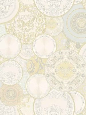 krem barokna tapeta odmah dostupno