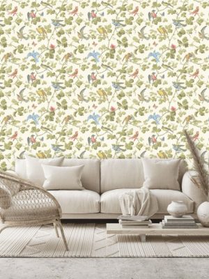 Winter Birds Wallpaper 100/2006 by Cole & Son