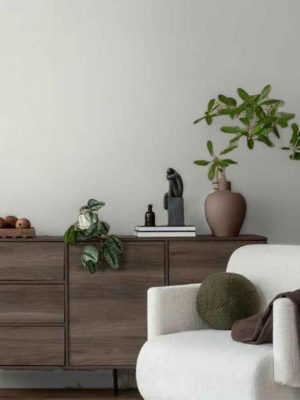 bela jednobojna tapeta za zid