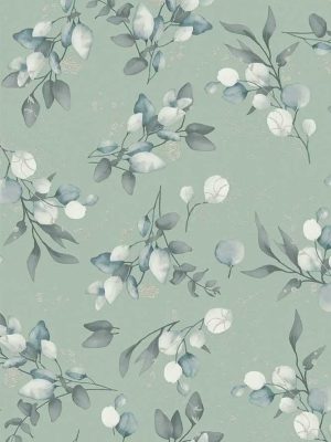 zelena tapeta sa liscem odmah dostupno