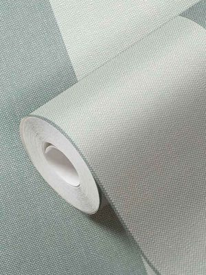 zelena tapeta na pruge za zid