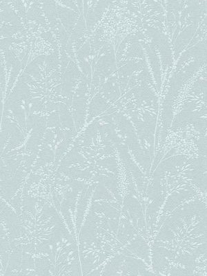 plava tapeta sa lišćem za zid