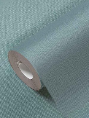 plava jednobojna tapeta za zid