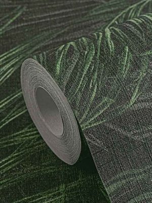 zelena tapeta sa liscem odmah dostupno