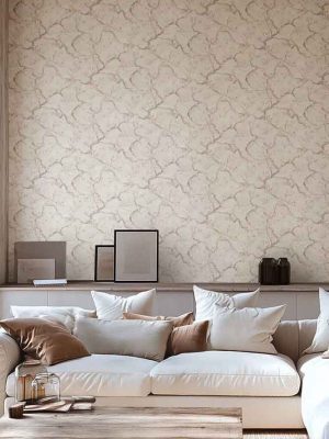 bela cvetna tapeta za zid