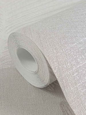 siva tapeta sa lišćem za zid