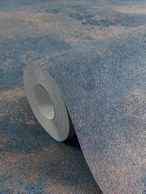 plava akvarel tapeta za zid