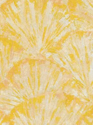 žuta apstraktna tapeta za zid