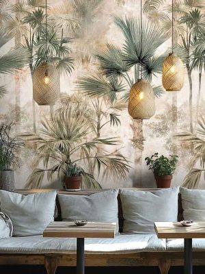 bez panelna tapeta za zid