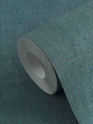 plava jednobojna tapeta za zid