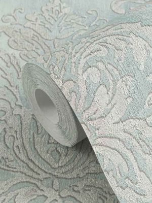 plava barokna tapeta odmah dostupno