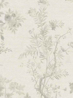 bela cvetna tapeta za zid