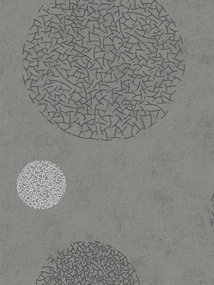 siva geometrijska tapeta za zid