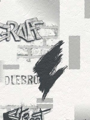 siva tapeta sa grafitnim natpisima prodaja tapeta