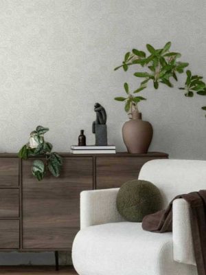 bela cvetna tapeta za zid