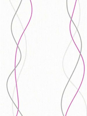 bela geometrijska tapeta za zid