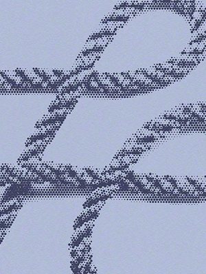 plava geometrijska tapeta za zid