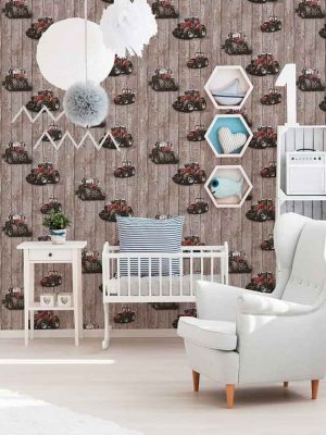 braon dečija tapeta odmah dostupno