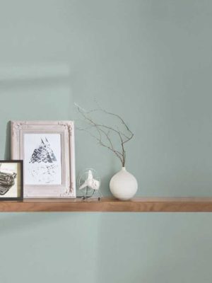 zelena jednobojna tapeta za zid