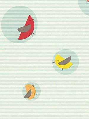 zelena decija tapeta za zid