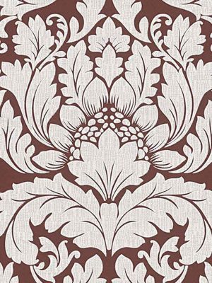 braon barokna tapeta za zid