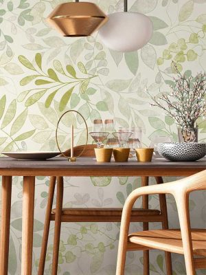 zelena tapeta sa lišćem prodaja tapeta