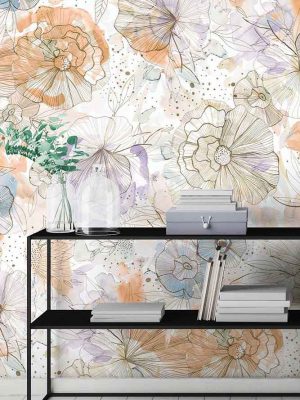 bela cvetna tapeta odmah dostupno