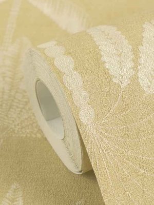 zlatna tapeta sa lišćem prodaja tapeta