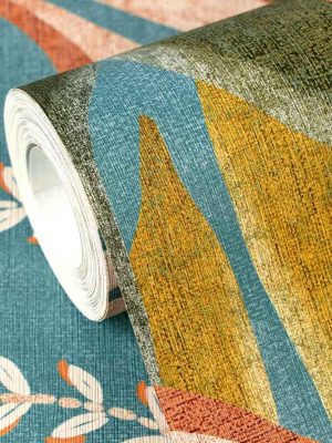 sarena tapeta sa liscem za zid