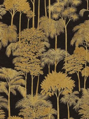 zlatna tapeta sa motivom šume odmah dostupno