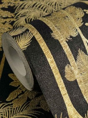 zlatna tapeta sa motivom šume odmah dostupno