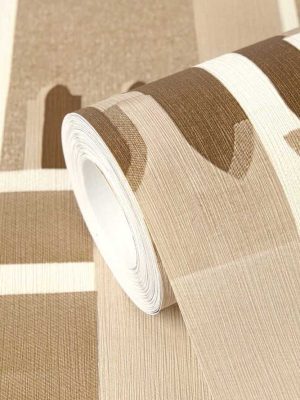 braon geometrijska tapeta odmah dostupno