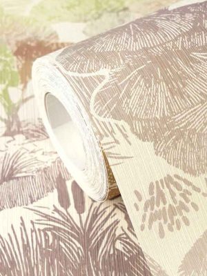 krem tapeta sa lišćem prodaja tapeta