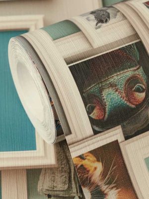 sarena tapeta sa motivom portreta za zid