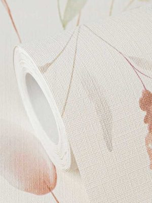 bela cvetna tapeta za zid