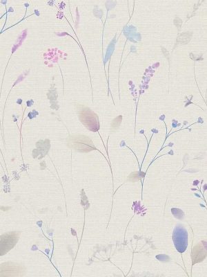 bela cvetna tapeta za zid