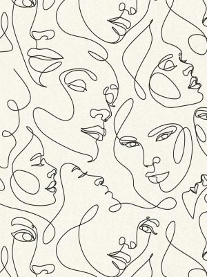 bela apstraktna tapeta za zid