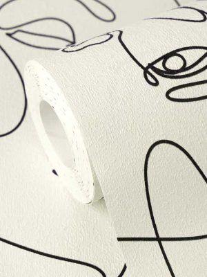 bela apstraktna tapeta za zid