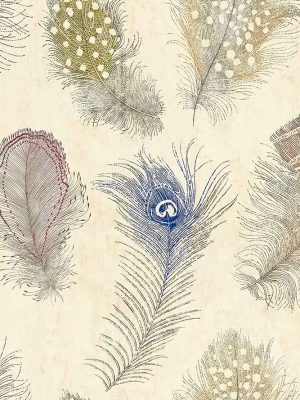 bez tapeta sa motivom perja za zid
