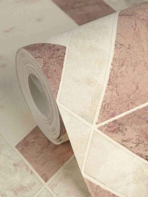 roza geometrijska tapeta odmah dostupno