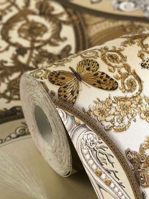 krem barokna tapeta prodaja tapeta