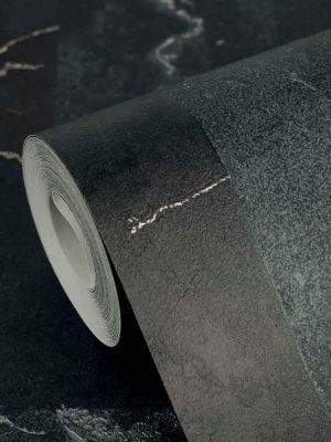 crna geometrijska tapeta za zid