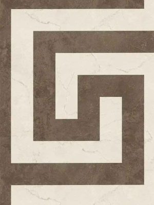 braon geometrijska tapeta za zid