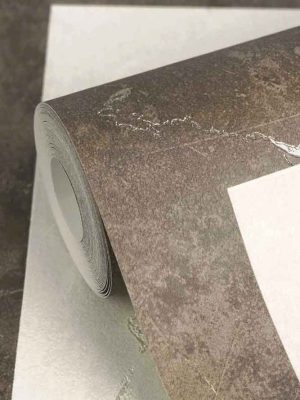 braon geometrijska tapeta za zid