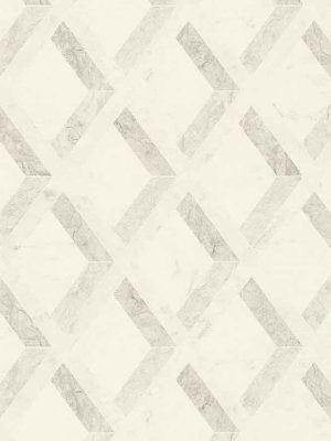 krem geometrijska tapeta za zid