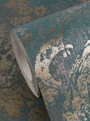 zelena barokna tapeta prodaja tapeta