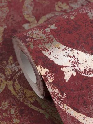 crvena barokna tapeta odmah dostupno