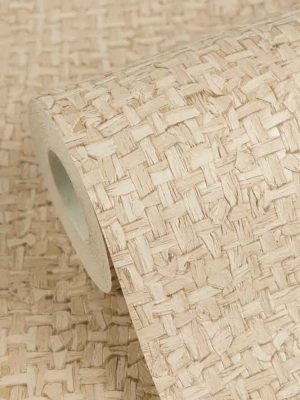 krem tapeta sa motivom trske odmah dostupno