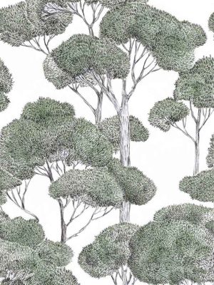 zelena tapeta sa motivom šume prodaja tapeta