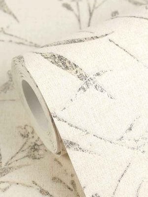 bež tapeta sa lišćem odmah dostupno